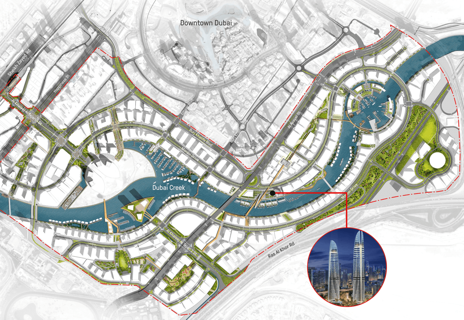 Damac canal heights by de grisogono price